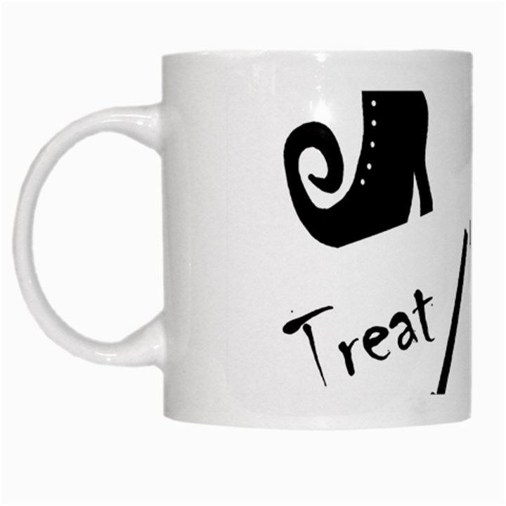 Halloween witch White Mugs