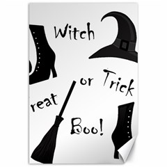 Halloween Witch Canvas 20  X 30   by Valentinaart