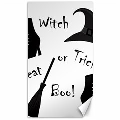 Halloween Witch Canvas 40  X 72   by Valentinaart