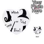 Halloween witch Multi-purpose Cards (Heart)  Front 8