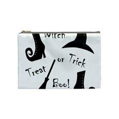 Halloween Witch Cosmetic Bag (medium)  by Valentinaart