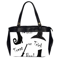 Halloween Witch Office Handbags (2 Sides)  by Valentinaart