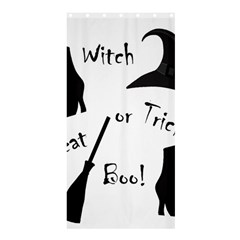 Halloween Witch Shower Curtain 36  X 72  (stall)  by Valentinaart