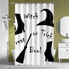 Halloween Witch Shower Curtain 48  X 72  (small)  by Valentinaart