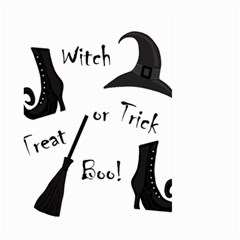 Halloween Witch Large Garden Flag (two Sides) by Valentinaart