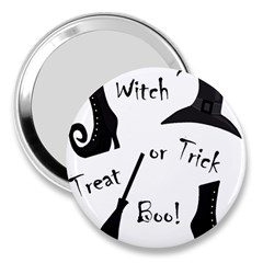 Halloween Witch 3  Handbag Mirrors by Valentinaart