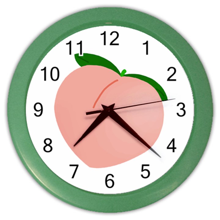 Peaches Color Wall Clocks