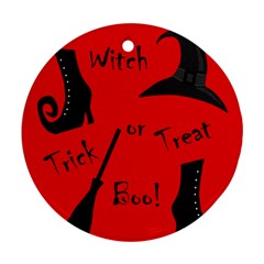 Witch Supplies  Ornament (round)  by Valentinaart