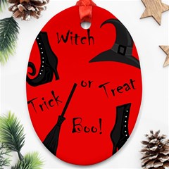 Witch Supplies  Ornament (oval)  by Valentinaart