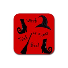 Witch Supplies  Rubber Coaster (square)  by Valentinaart