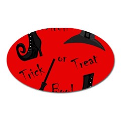 Witch Supplies  Oval Magnet by Valentinaart