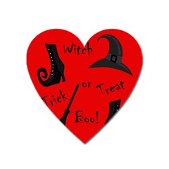 Witch Supplies  Heart Magnet by Valentinaart