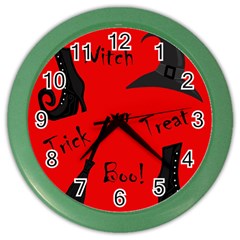 Witch Supplies  Color Wall Clocks by Valentinaart