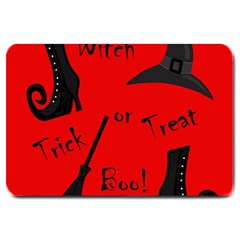 Witch Supplies  Large Doormat  by Valentinaart