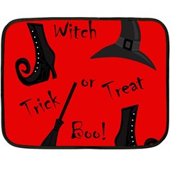 Witch Supplies  Double Sided Fleece Blanket (mini)  by Valentinaart