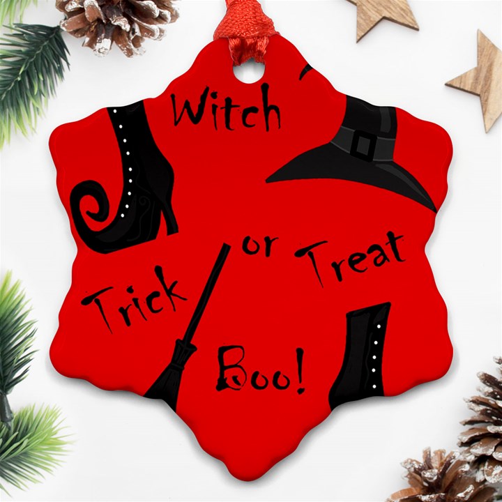 Witch supplies  Ornament (Snowflake) 