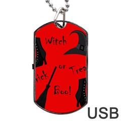 Witch Supplies  Dog Tag Usb Flash (one Side) by Valentinaart