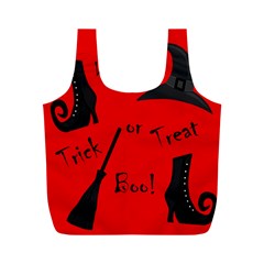 Witch Supplies  Full Print Recycle Bags (m)  by Valentinaart