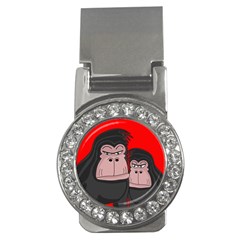 Gorillas Money Clips (cz)  by Valentinaart