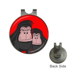 Gorillas Hat Clips With Golf Markers by Valentinaart