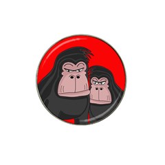 Gorillas Hat Clip Ball Marker by Valentinaart