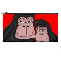 Gorillas Pencil Cases by Valentinaart