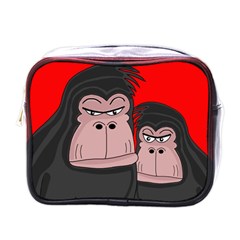 Gorillas Mini Toiletries Bags by Valentinaart