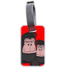 Gorillas Luggage Tags (two Sides) by Valentinaart