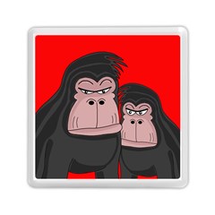 Gorillas Memory Card Reader (square)  by Valentinaart