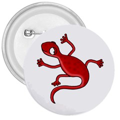 Red Lizard 3  Buttons by Valentinaart