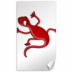 Red Lizard Canvas 40  X 72   by Valentinaart