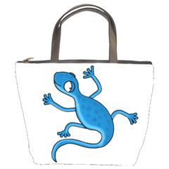 Blue Lizard Bucket Bags by Valentinaart