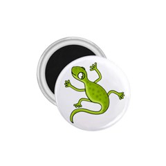 Green Lizard 1 75  Magnets by Valentinaart