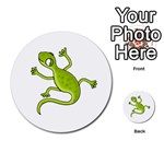 Green lizard Multi-purpose Cards (Round)  Front 1