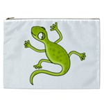 Green lizard Cosmetic Bag (XXL)  Front