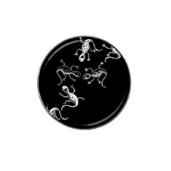 Black And White Lizards Hat Clip Ball Marker (10 Pack) by Valentinaart