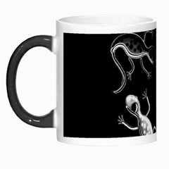 Black And White Lizards Morph Mugs