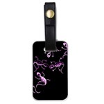 Purple lizards Luggage Tags (One Side)  Front