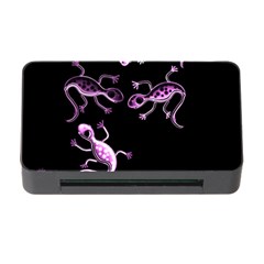 Purple Lizards Memory Card Reader With Cf by Valentinaart