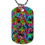 Lizard pattern Dog Tag (Two Sides) Front