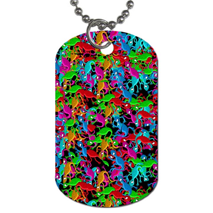 Lizard pattern Dog Tag (Two Sides)