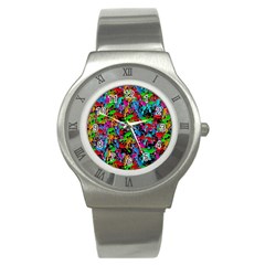 Lizard pattern Stainless Steel Watch