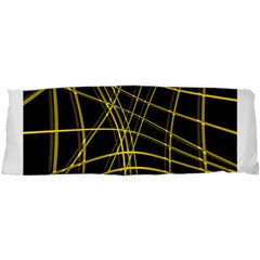 Yellow Abstract Warped Lines Samsung Galaxy Nexus S I9020 Hardshell Case