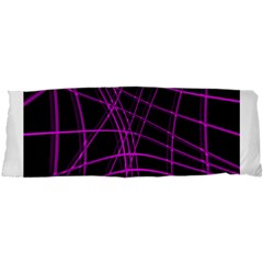 Purple And Black Warped Lines Samsung Galaxy Nexus S I9020 Hardshell Case by Valentinaart