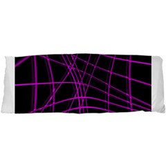 Purple And Black Warped Lines Samsung Galaxy Sl I9003 Hardshell Case by Valentinaart