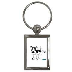 My Cute Dog Key Chains (rectangle)  by Valentinaart