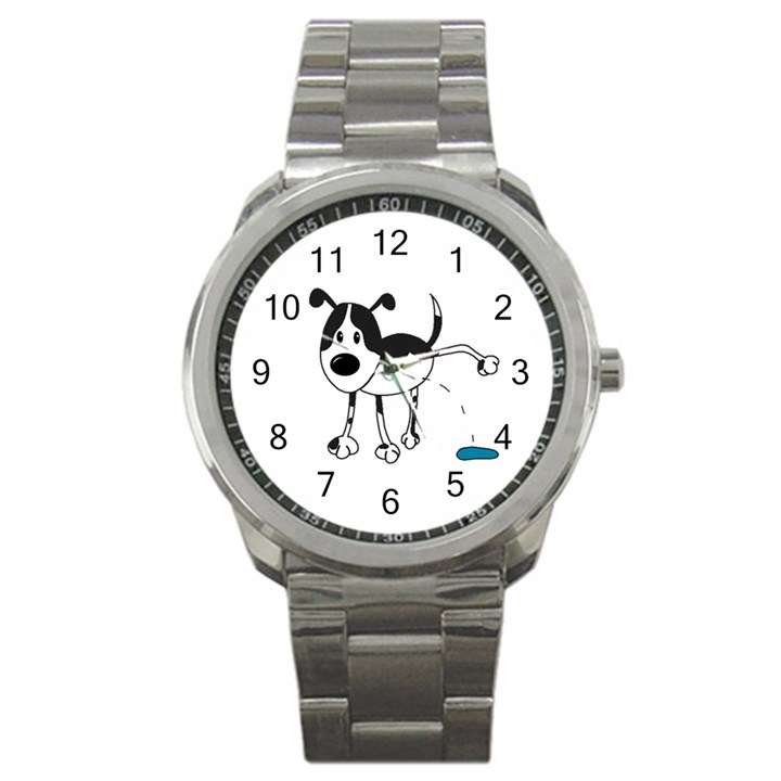 My cute dog Sport Metal Watch