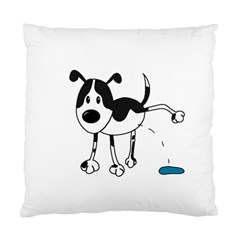 My Cute Dog Standard Cushion Case (one Side) by Valentinaart