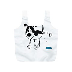 My Cute Dog Full Print Recycle Bags (s)  by Valentinaart