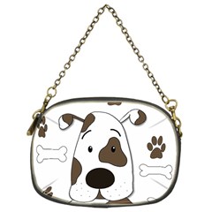 Cute Dog Chain Purses (one Side)  by Valentinaart